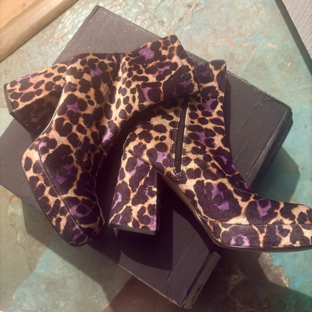 Leopard Print Women's Boots